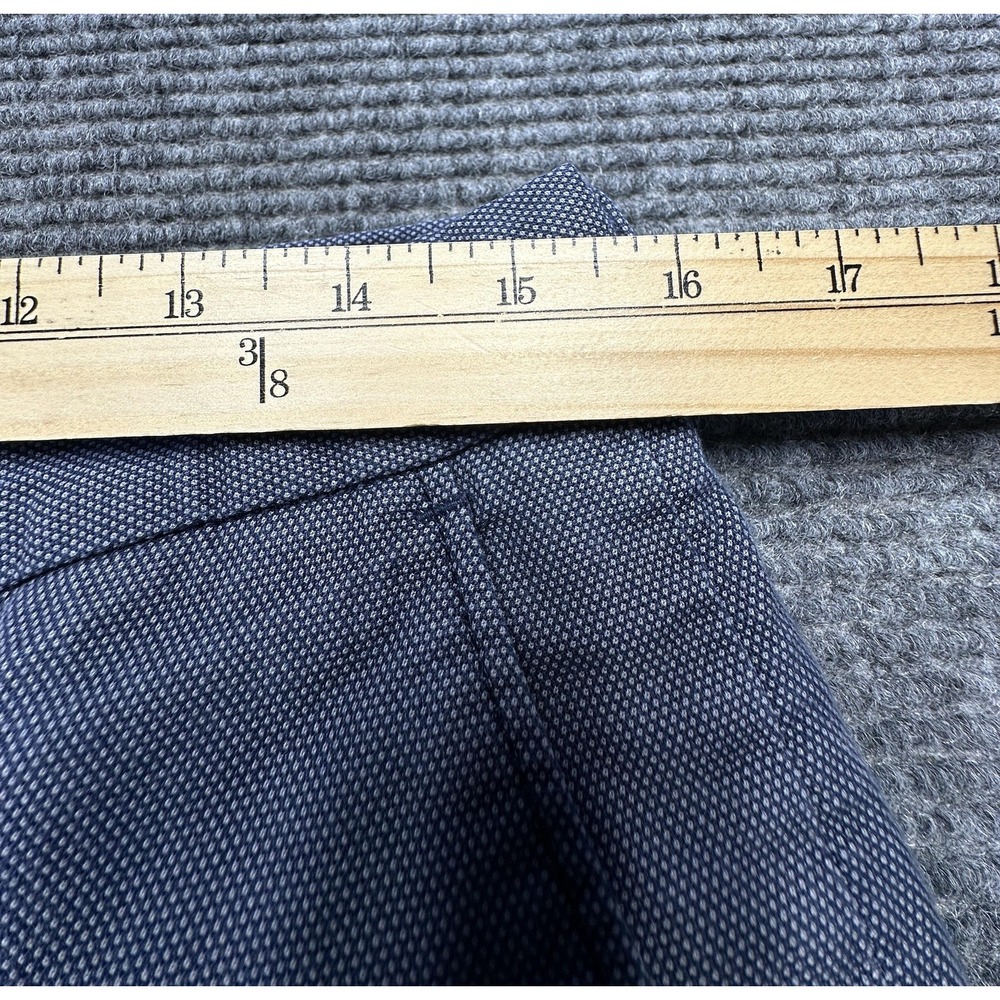 Nordstrom Mens Shop Pants Mens 32W Blue Gray Athletic Fit Non Iron Stretch Chino - Picture 3 of 7